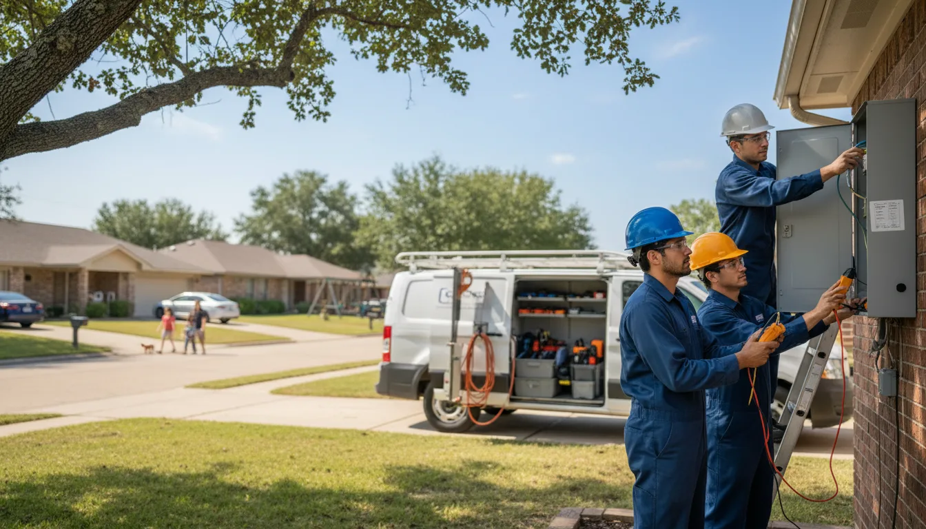 Certified electrician providing emergency electrical services in Creve Coeur, MO